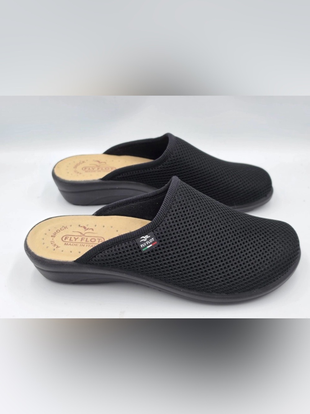 Fly Flot Clogs Mule Black Women 9